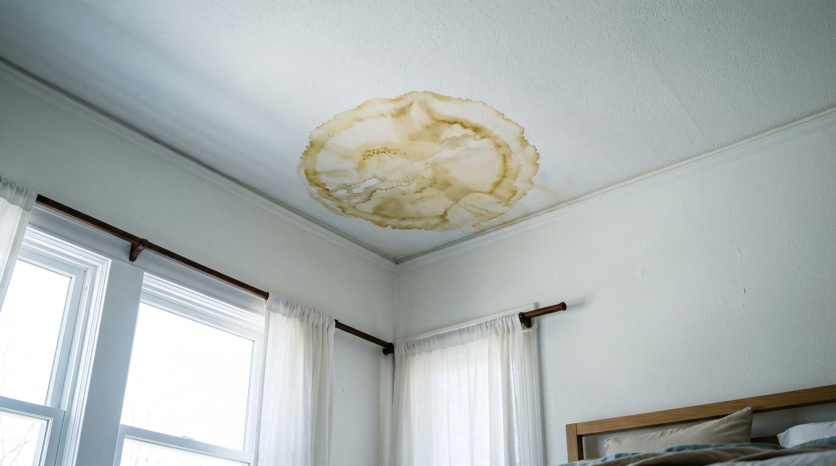 How to Fix Water Stains on a Ceiling (and Stop Them Bleeding Back Through)