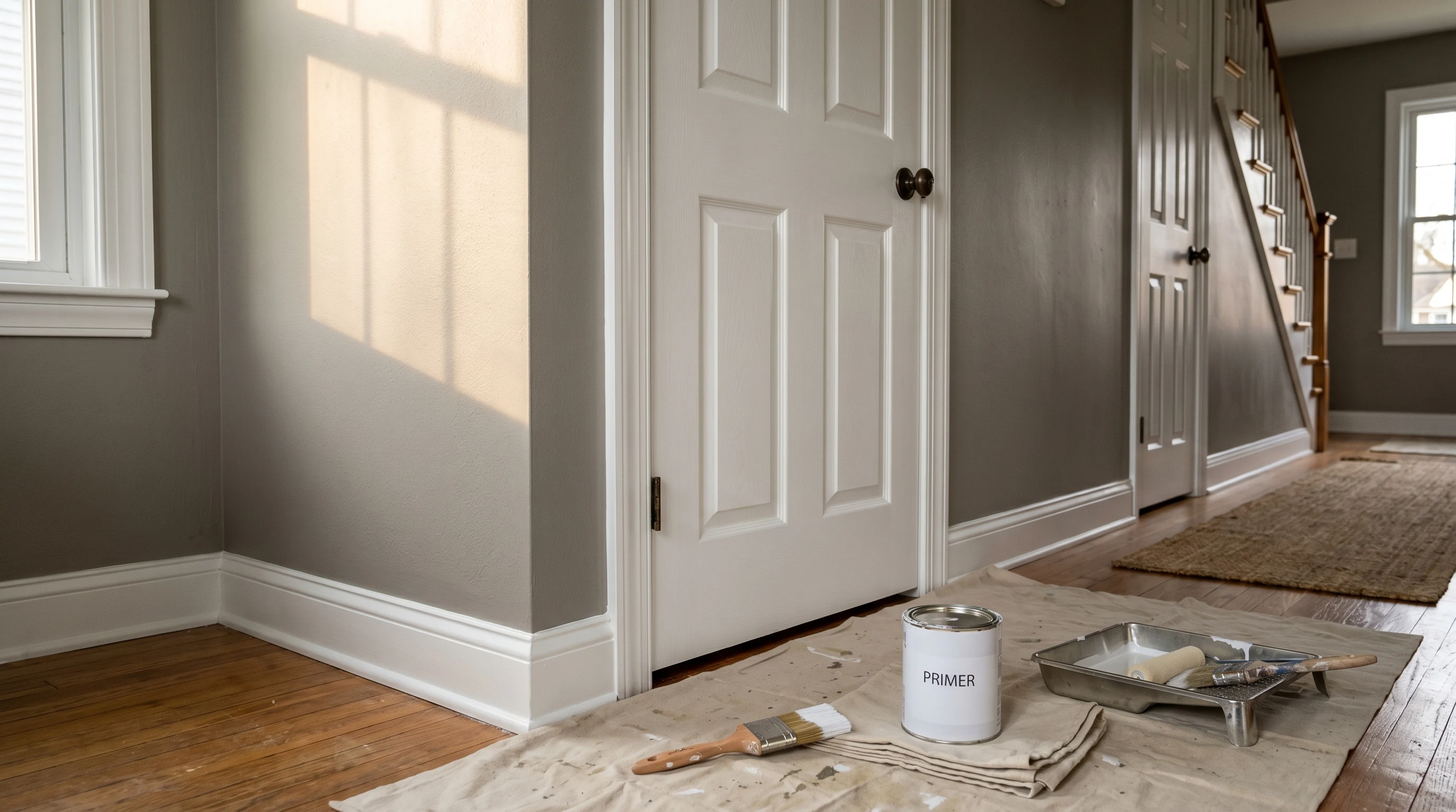 How to Paint Bare Interior Wood (Without the Knots Bleeding Through)