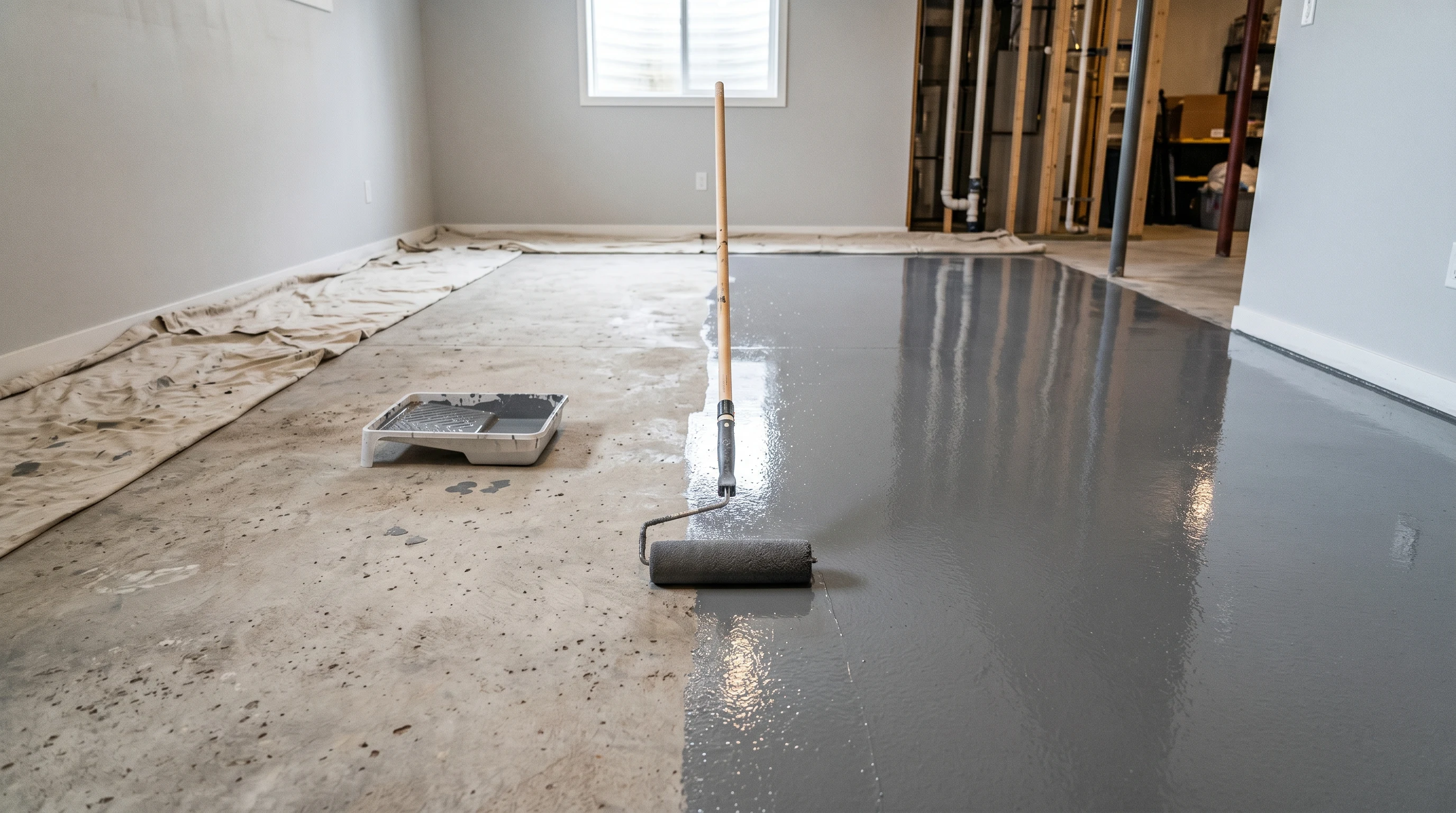 How to Paint a Concrete Floor: Basement, Garage, and Porch