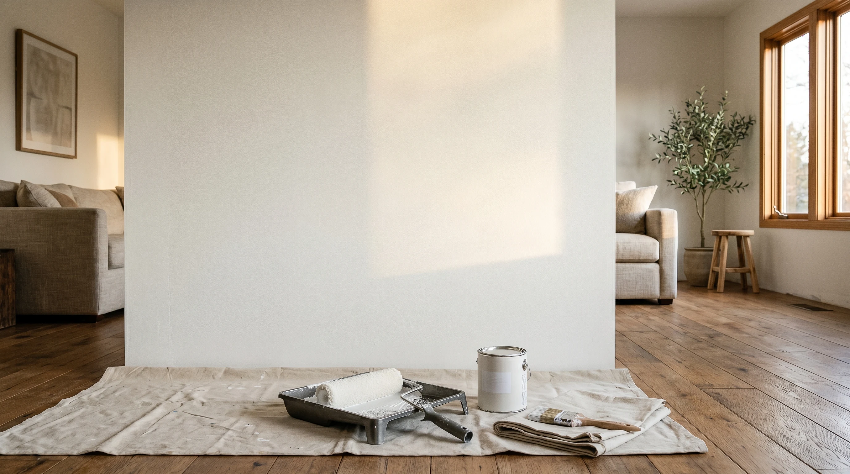 How to Paint New and Repaired Drywall (Without Flashing)