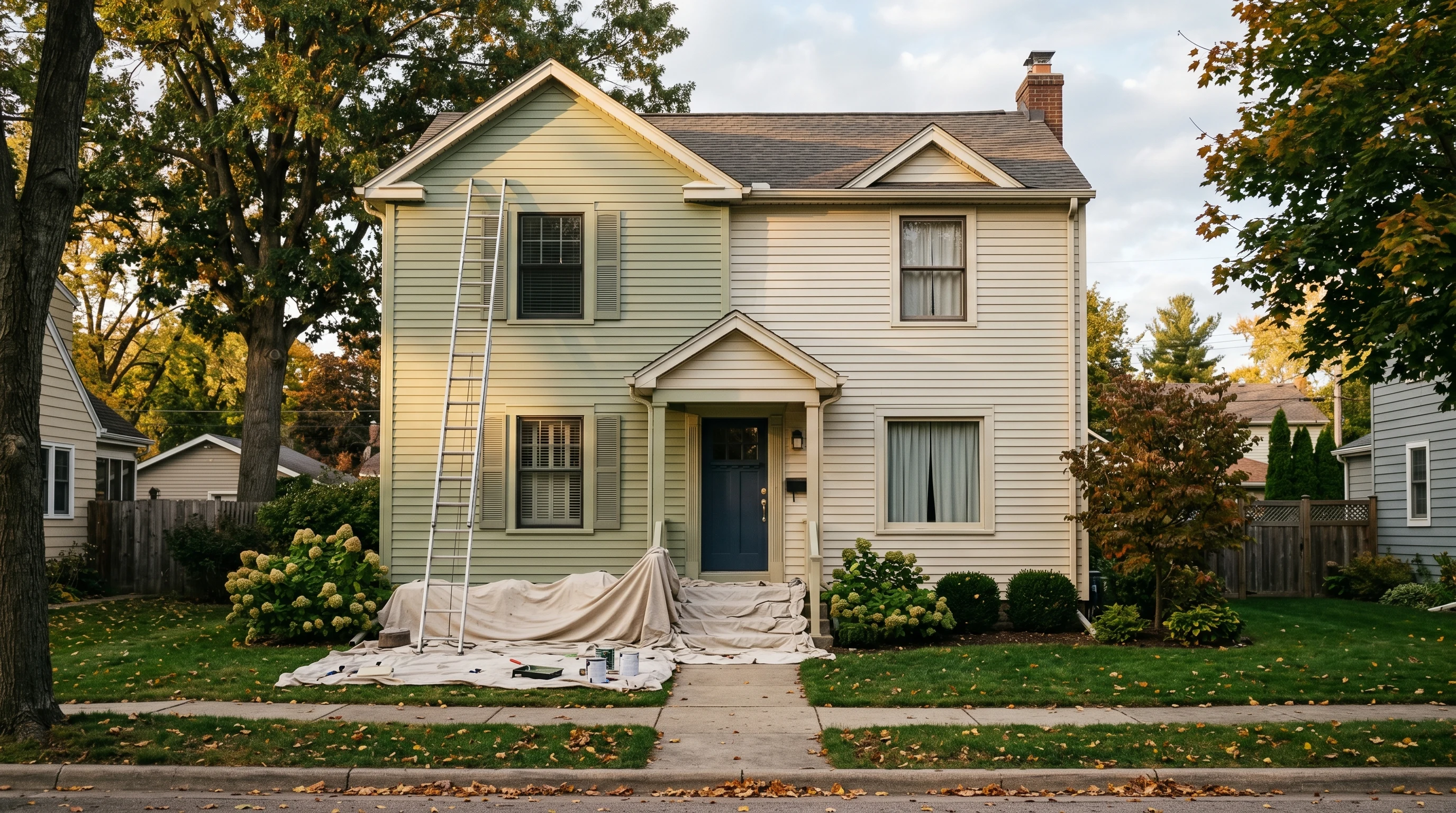 How to Paint Vinyl Siding: The LRV Rule, Vinyl-Safe Paint, and Why Dark Colors Warp Panels