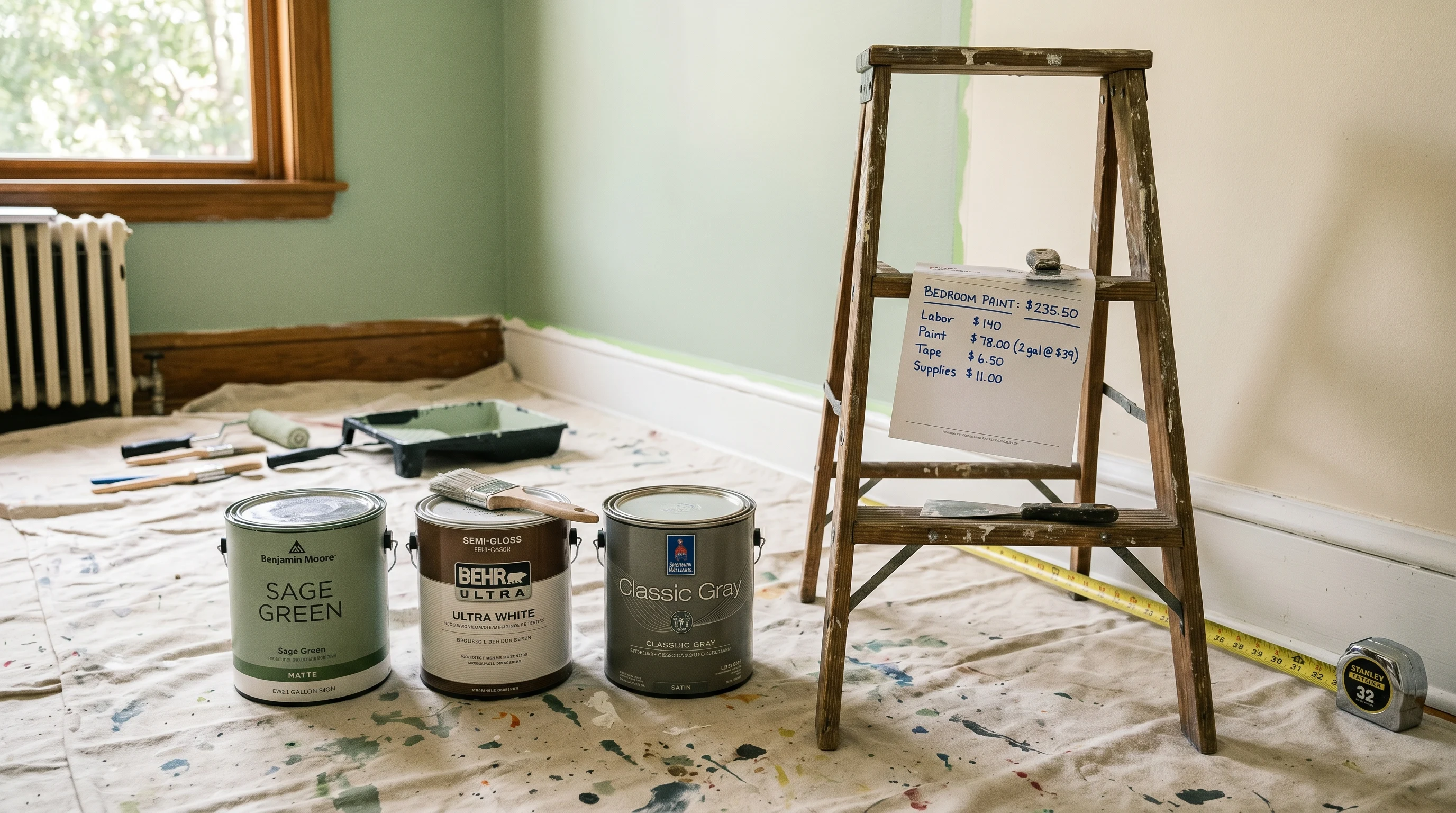 How Much Paint Do You Actually Need? Coverage Math, Explained