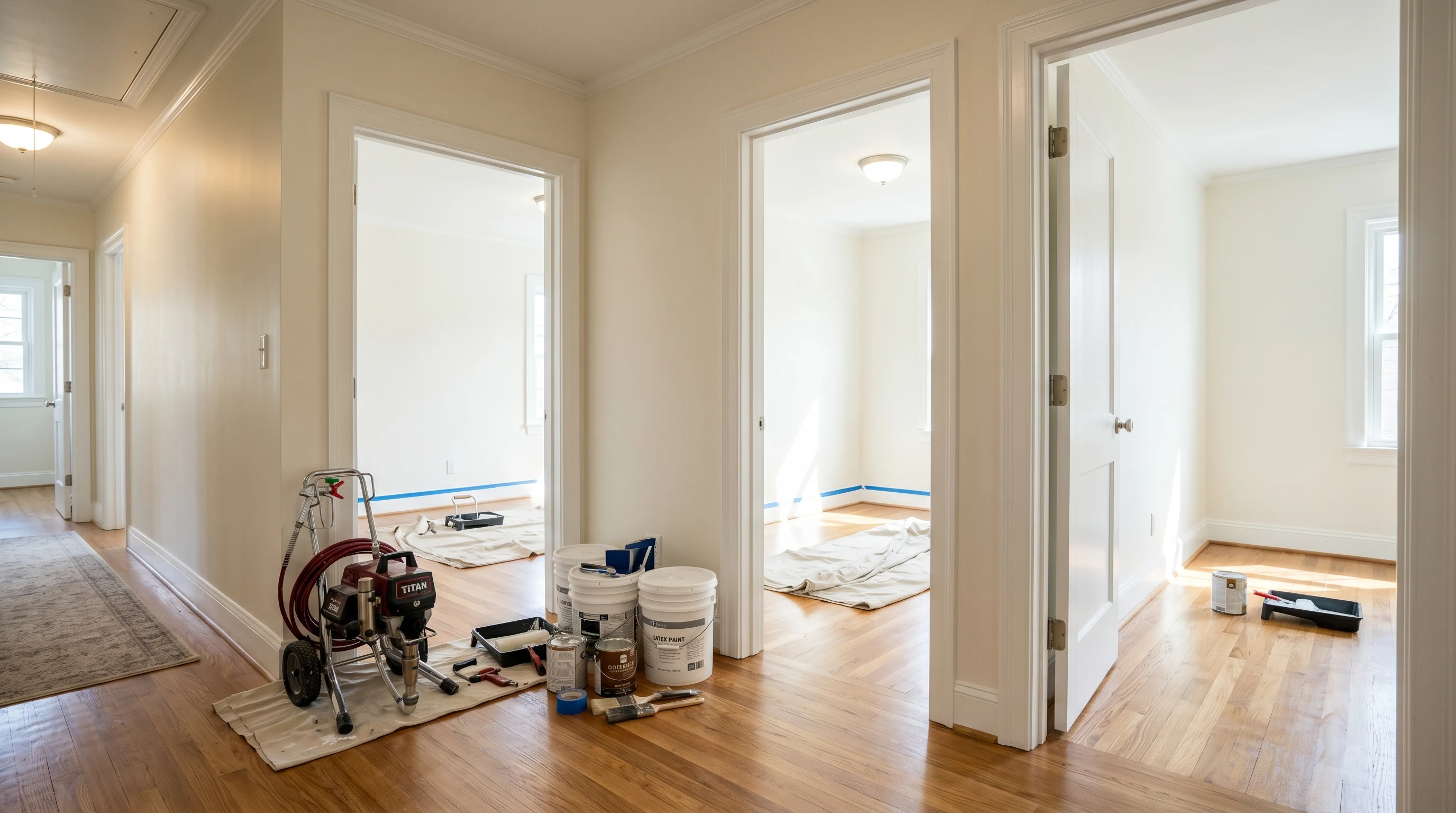 How to Repaint Multiple Rooms Fast (Flip + Rental Playbook)